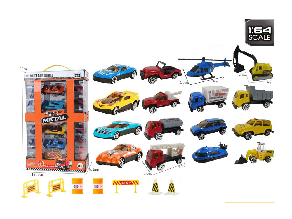 Power Joy - Vroom Vroom Diecast Megatower 1/64-Assorted