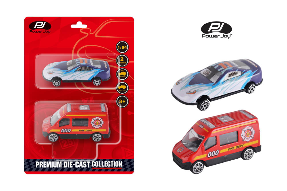 Power Joy - Vroom Vroom Diecast Premium 2In1 1/64-Assorted