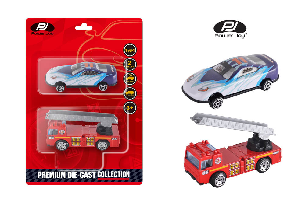 Power Joy - Vroom Vroom Diecast Premium 2In1 1/64-Assorted