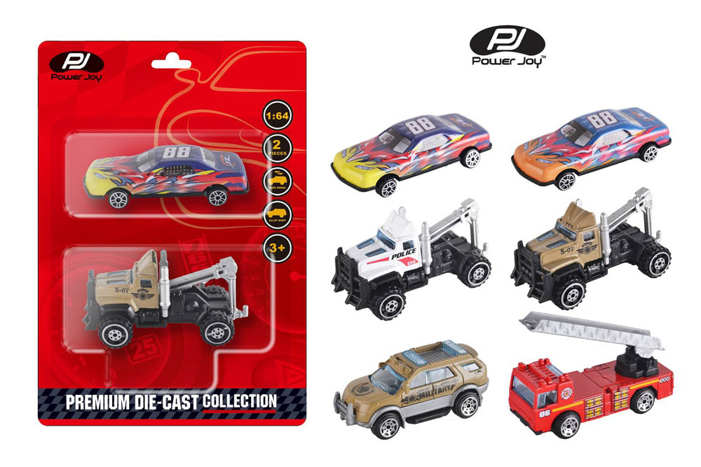 Power Joy - Vroom Vroom Diecast Premium 2In1 1/64-Assorted