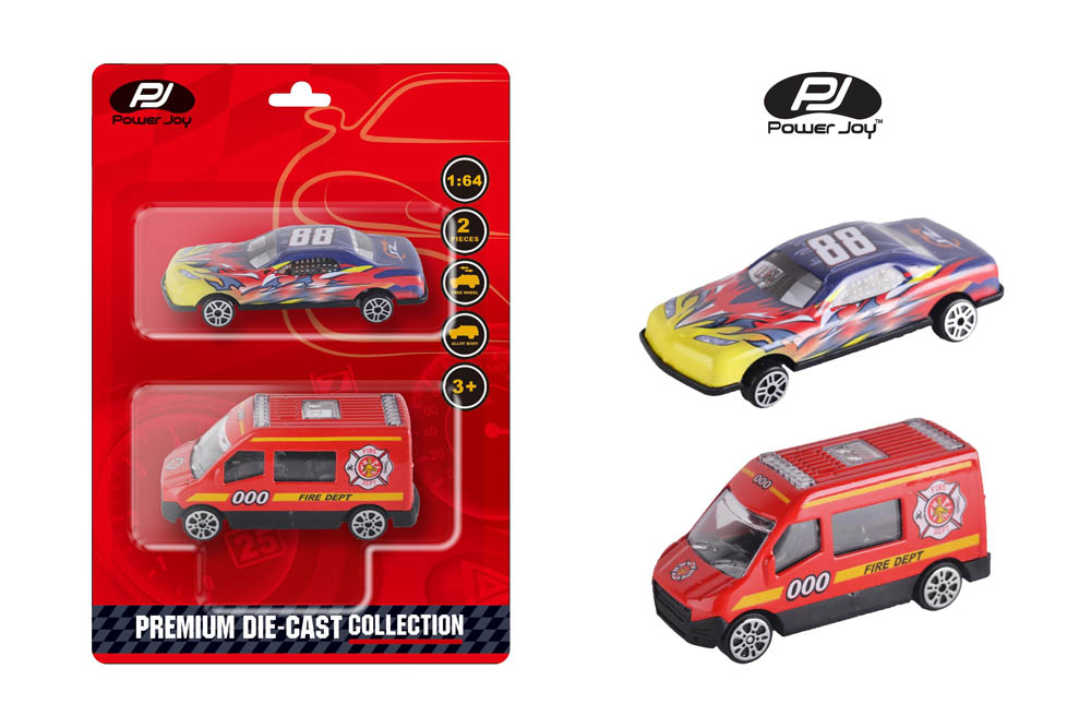 Power Joy - Vroom Vroom Diecast Premium 2In1 1/64-Assorted