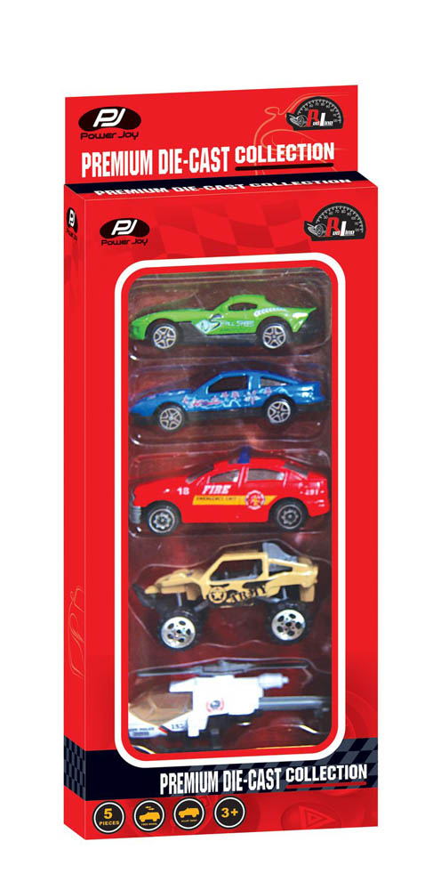 Power Joy - Vroom Vroom Diecast Premium 5In1 1/64-Assorted