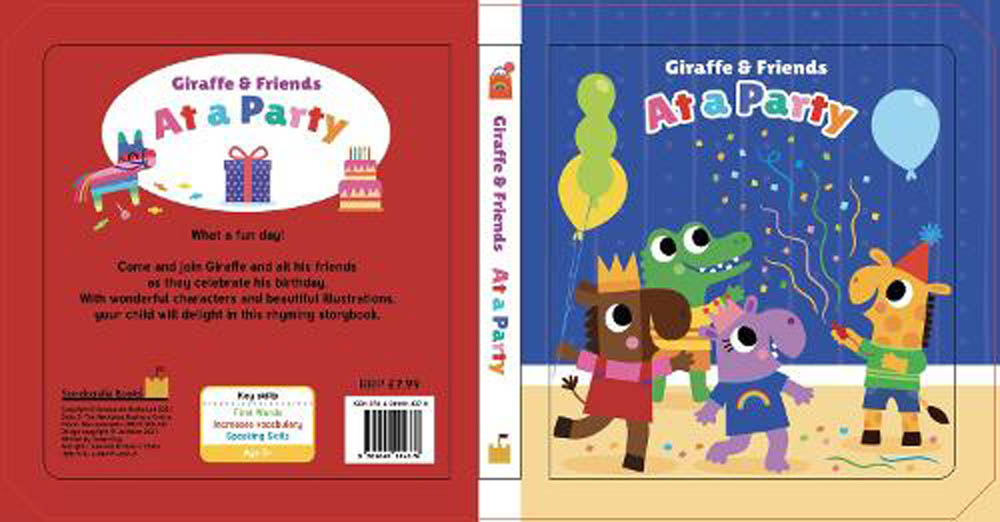 Sandcastle Books - Giraffe & Friends At a Party- Babystore.ae
