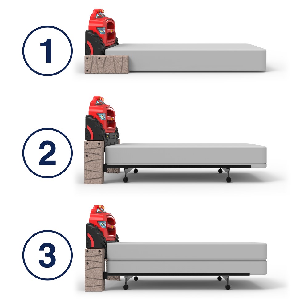Simplay3 - Monster Truck Headboard, Multicolor