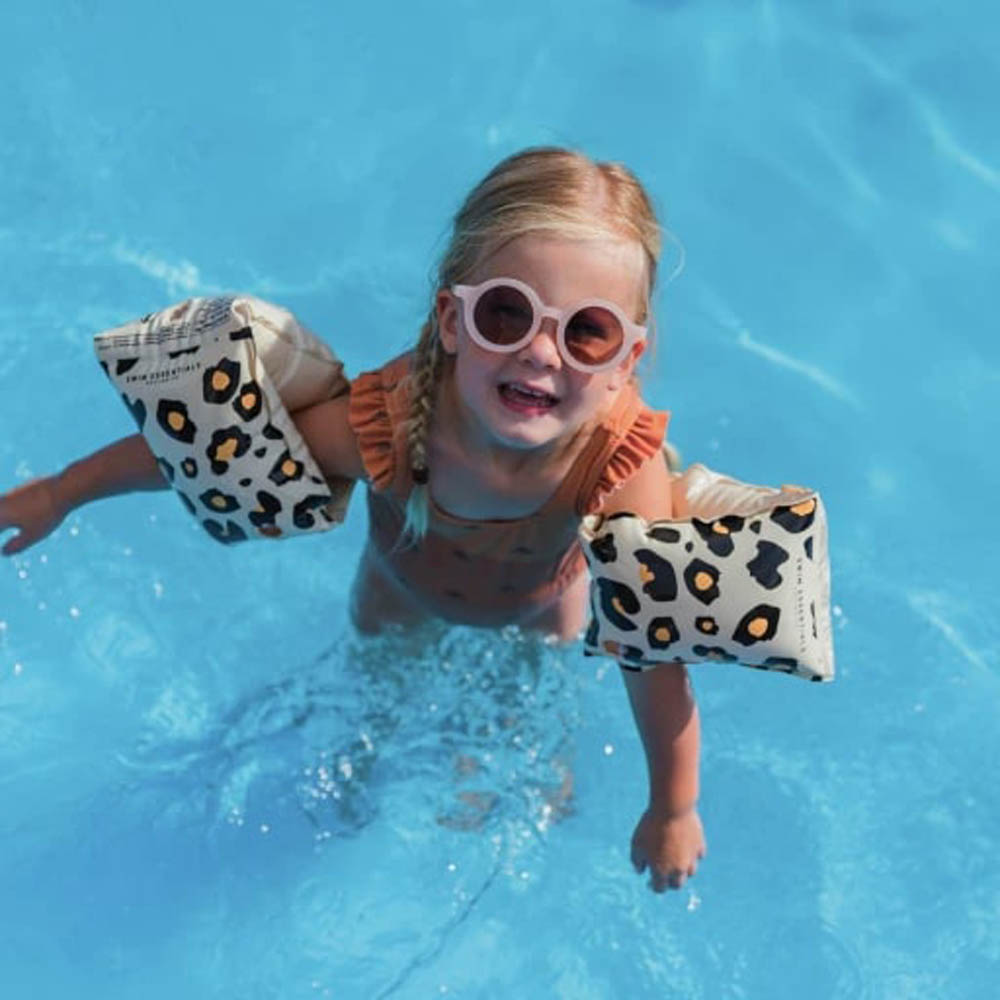 Swim Essentials - Beige Leopard - Inflatable Swimming Armbands