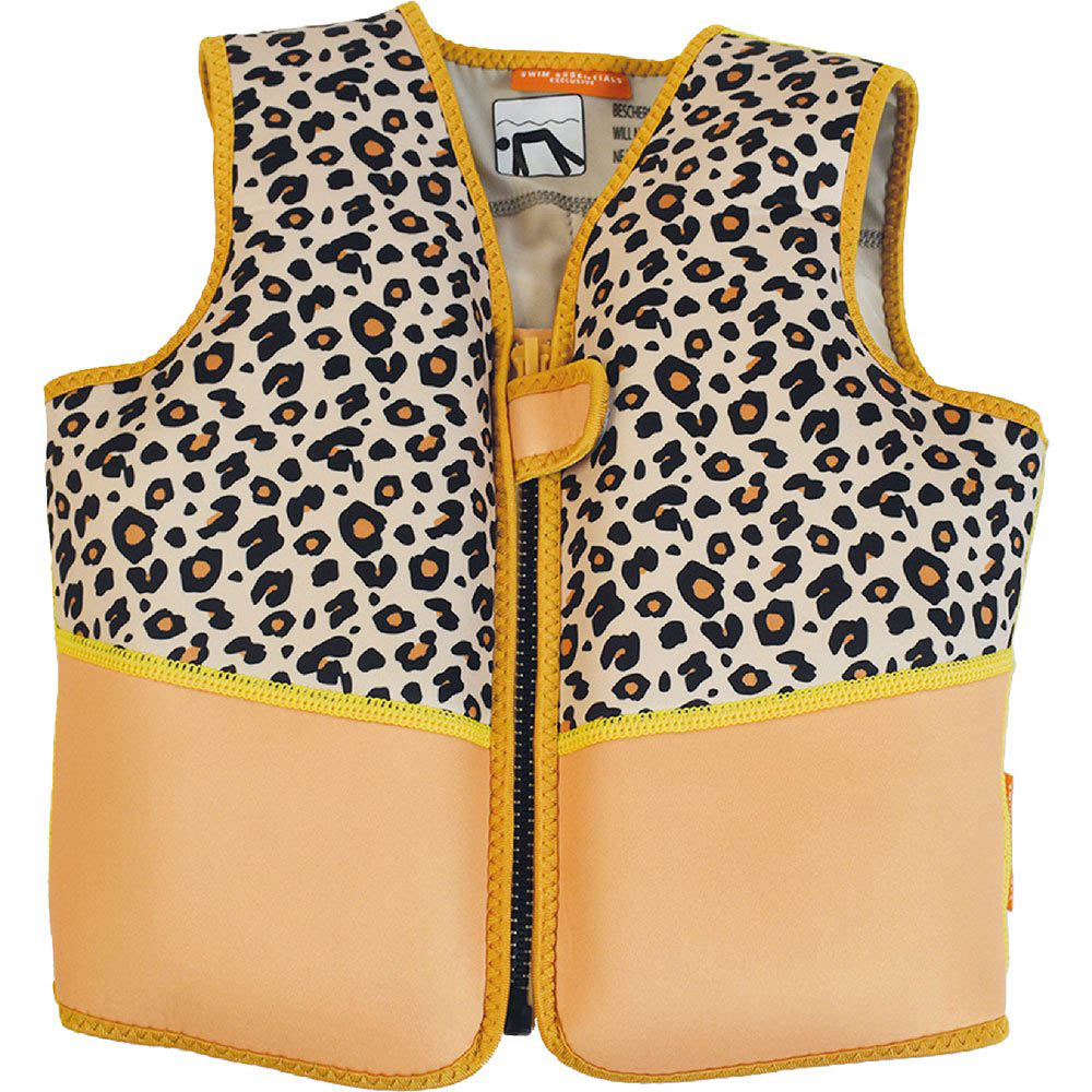 Swim Essentials - Beige Leopard Swimming Vest 3 - 6 Years