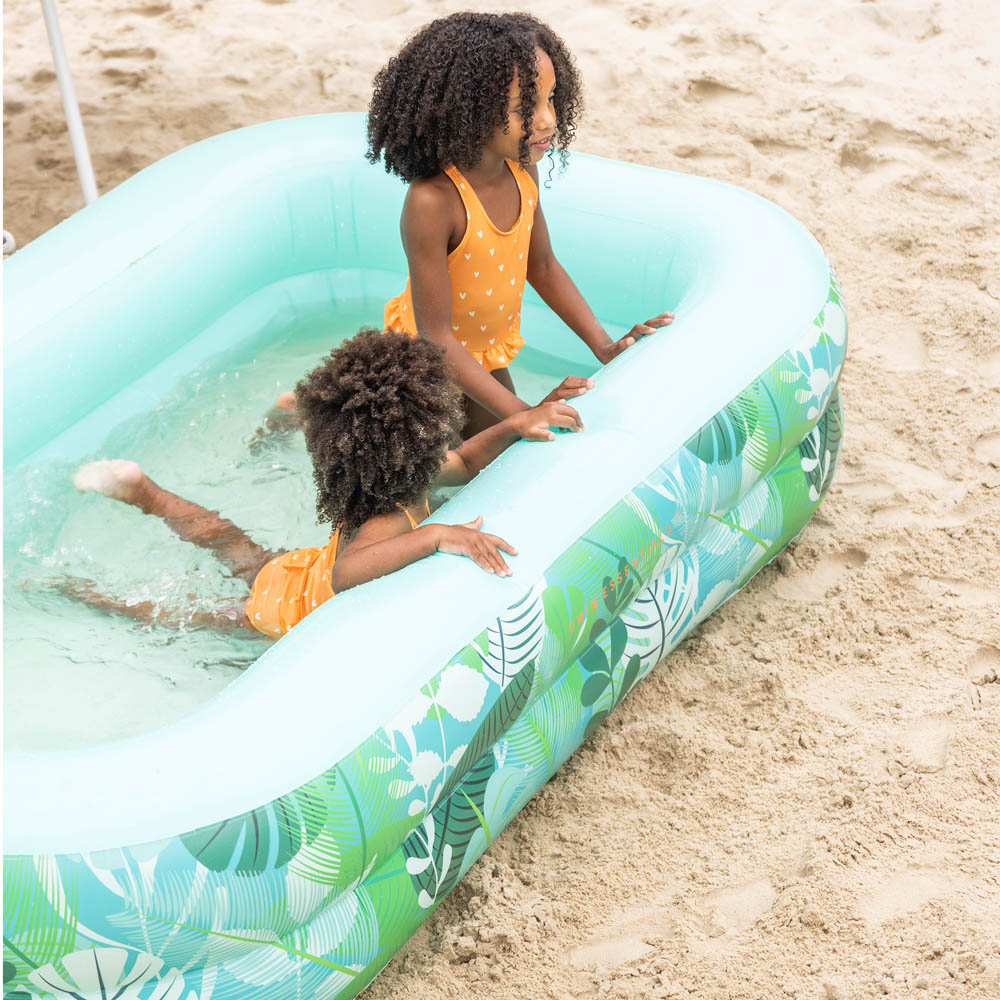 Swim Essentials - Green Tropical Paddling Pool 210Cm