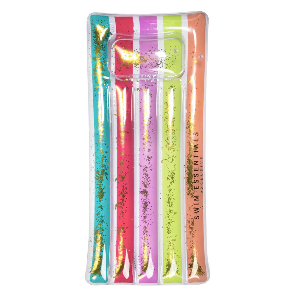 Swim Essentials - Luxe Version - Rainbow With Glitter Lie- On