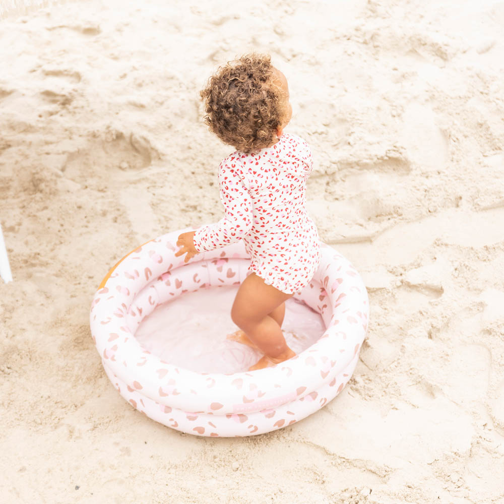 Swim Essentials - Pastel Pink Leopard Printed Baby Pool
