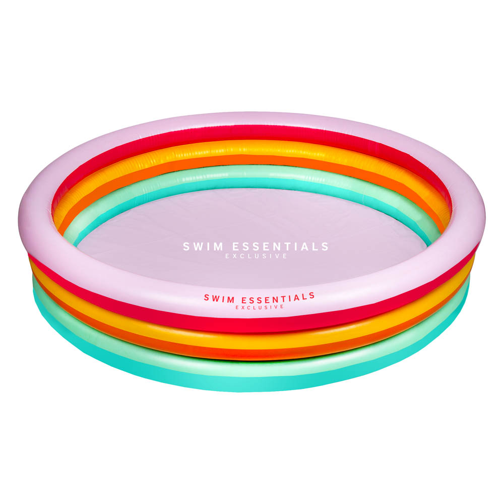 Swim Essentials - Rainbow Printed Children'S Pool 150Cm