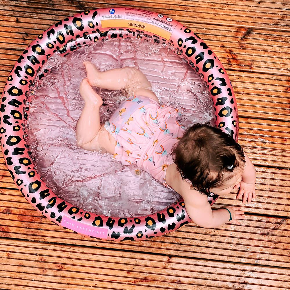 Swim Essentials - Rose Gold Leopard Printed Baby Pool
