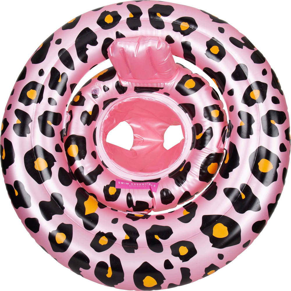 Swim Essentials - Rose Gold Leopard Printed Baby Swimseat 0- 1 Year