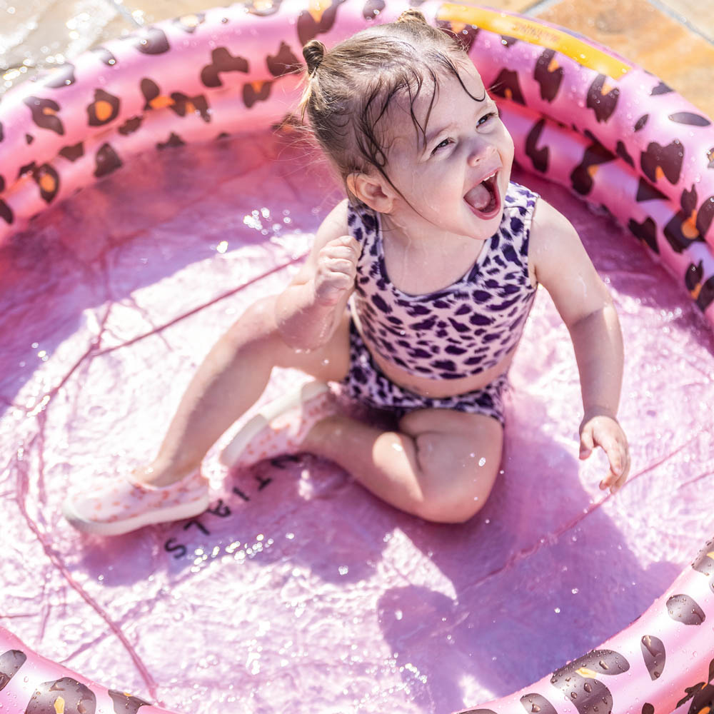 Swim Essentials - Rose Gold Leopard Printed Children'S Pool 100Cm