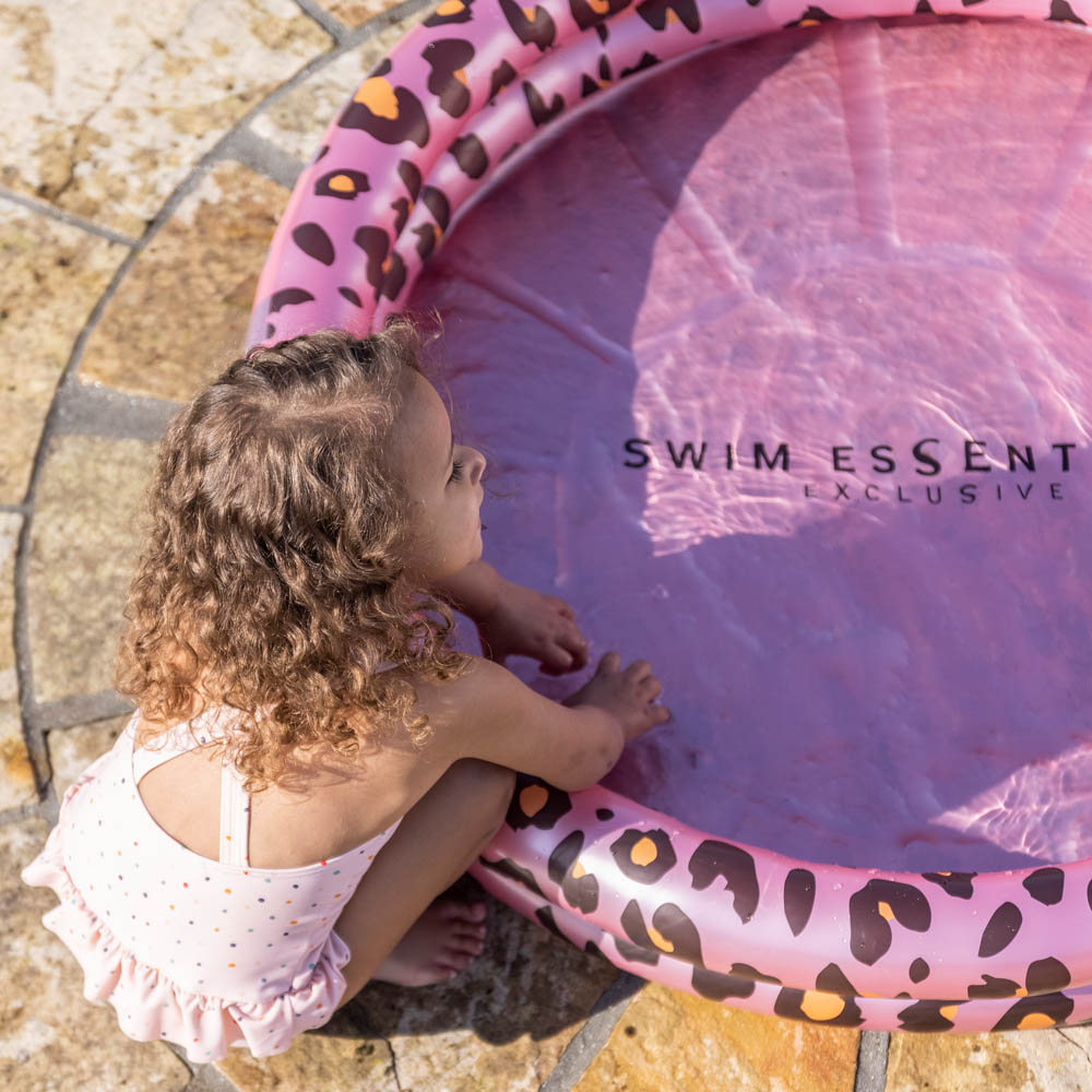 Swim Essentials - Rose Gold Leopard Printed Children'S Pool 100Cm