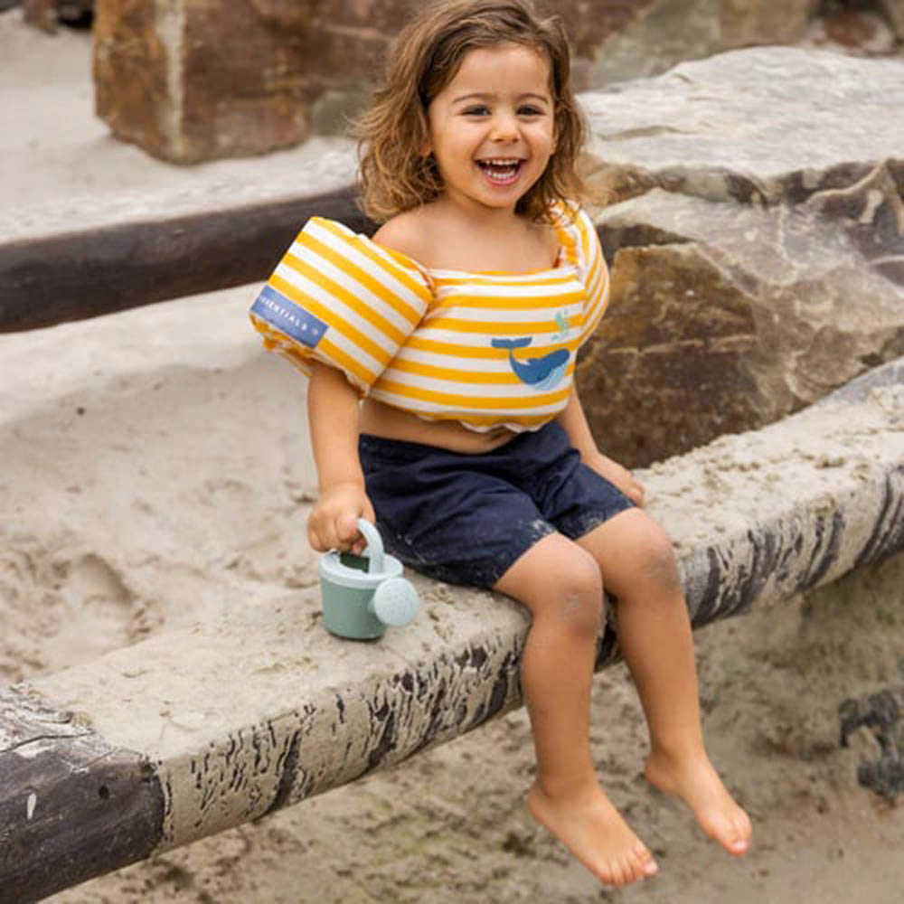 Swim Essentials - Yellow- White Whale Puddle Jumper 2- 6 Years