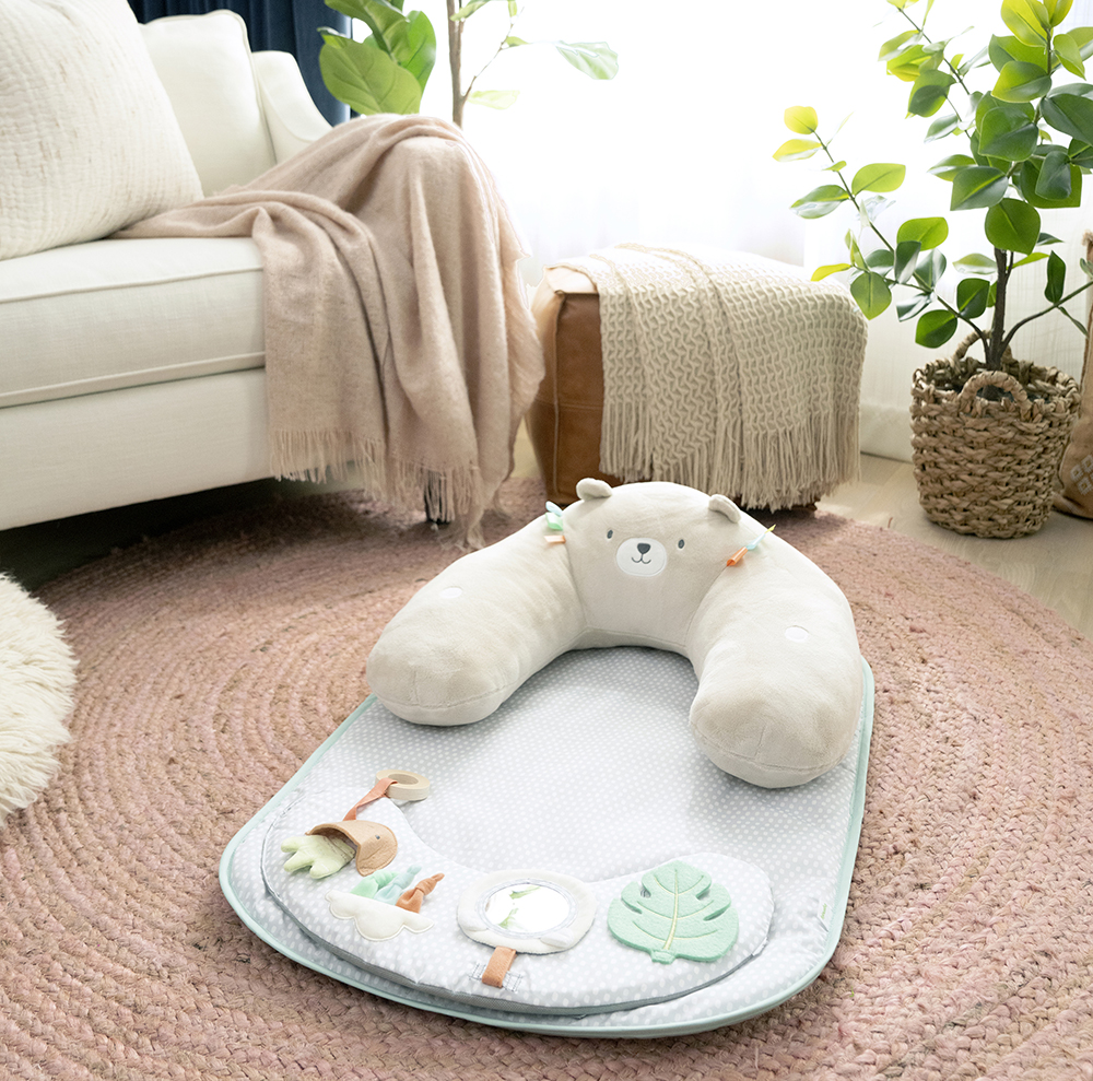 Ingenuity - 4in1 Sit Up Prop Activity Mat - Nate