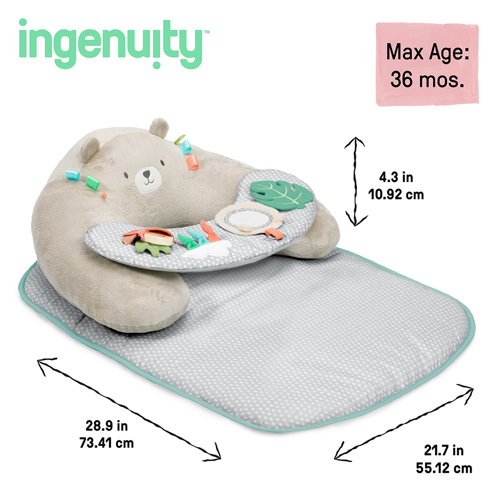 Ingenuity - 4in1 Sit Up Prop Activity Mat - Nate