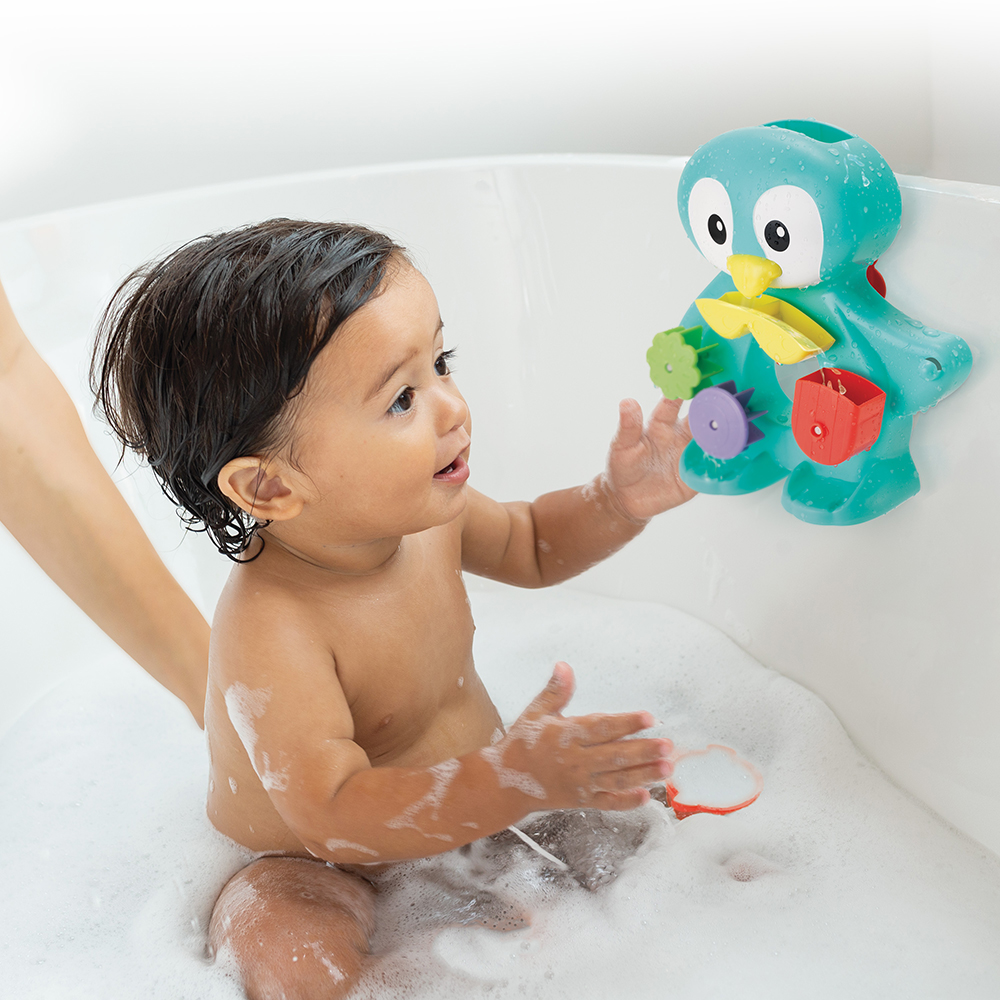 Infantino - Tub-a-Penguin Bath Time set - 12 Months & Above