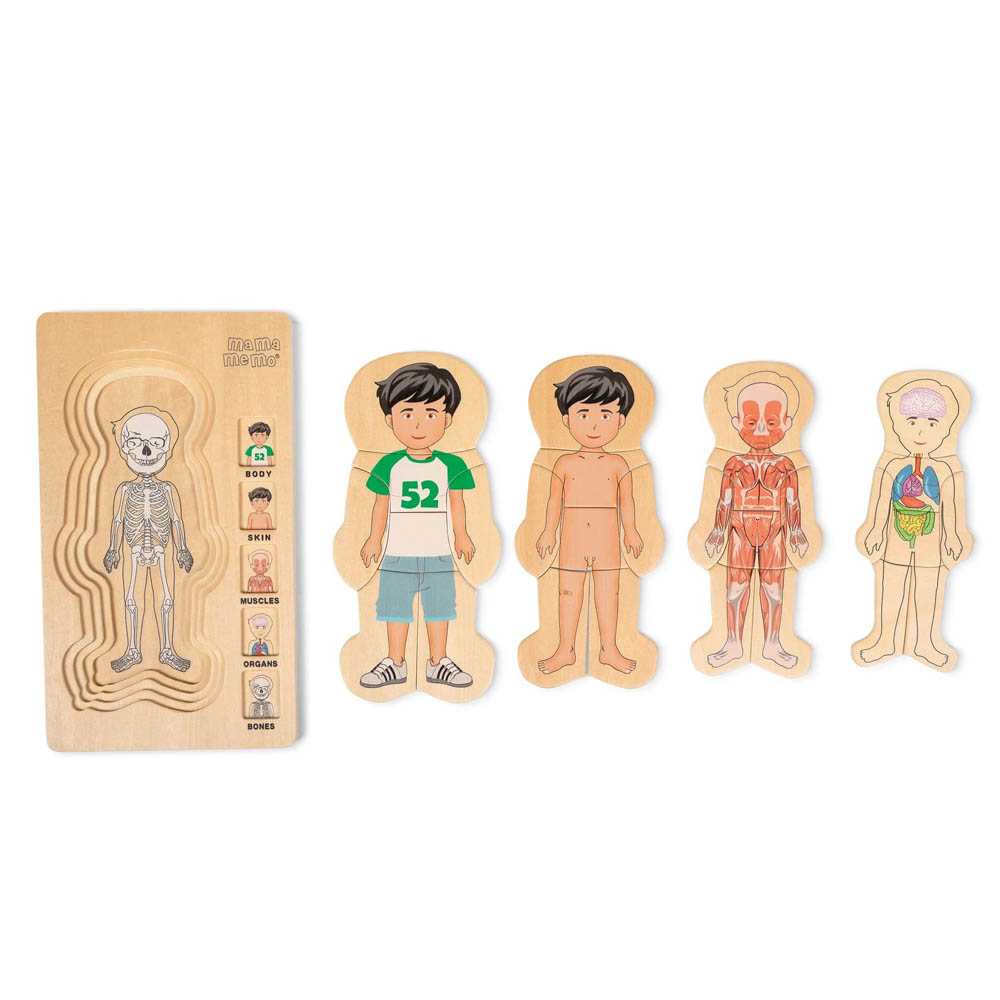 MAMAMEMO - 5 Layer Puzzles, Boy