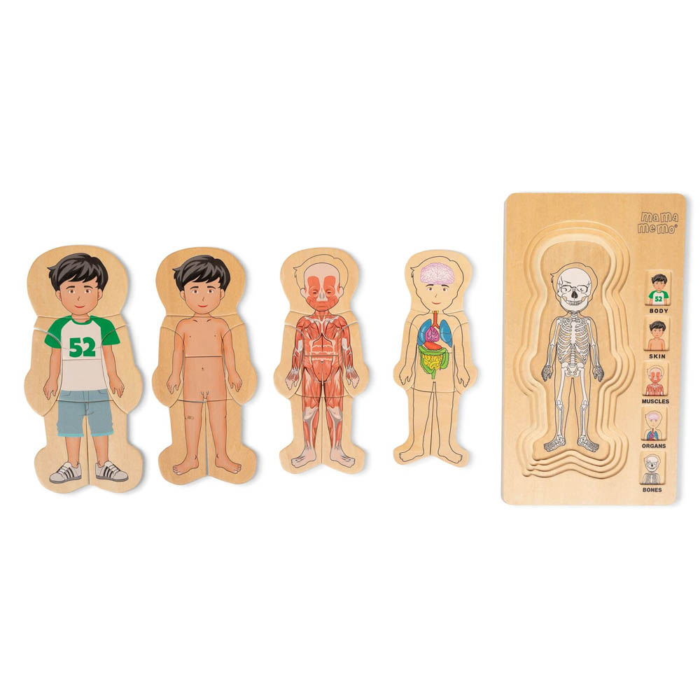 MAMAMEMO - 5 Layer Puzzles, Boy