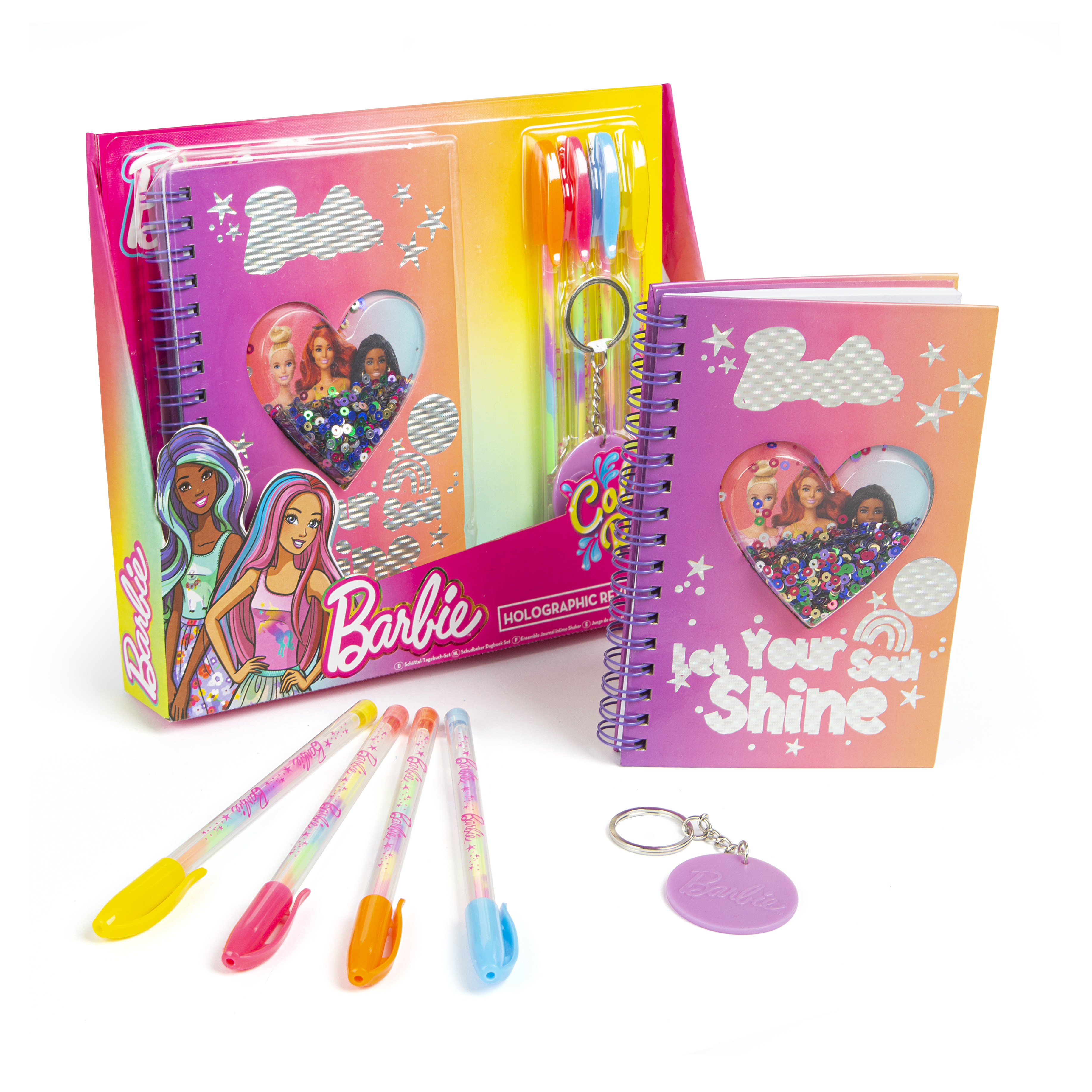 Barbie - Shaker Diary Set