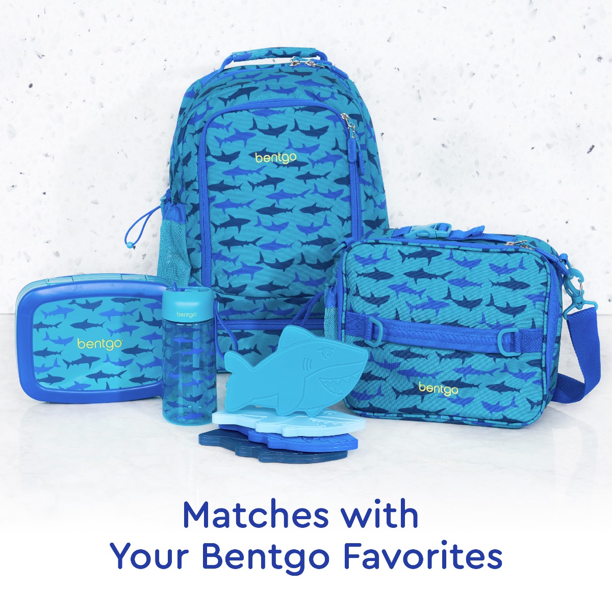 Bentgo - Kids Water Bottle - Shark