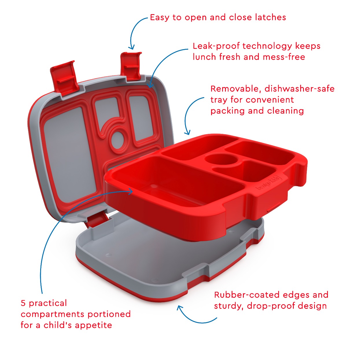 Bentgo - Kids Prints Lunch Box - Trucks