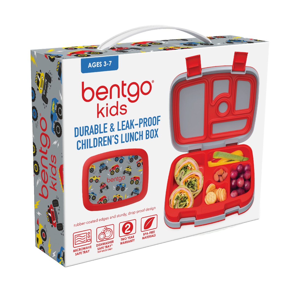 Bentgo - Kids Prints Lunch Box - Trucks