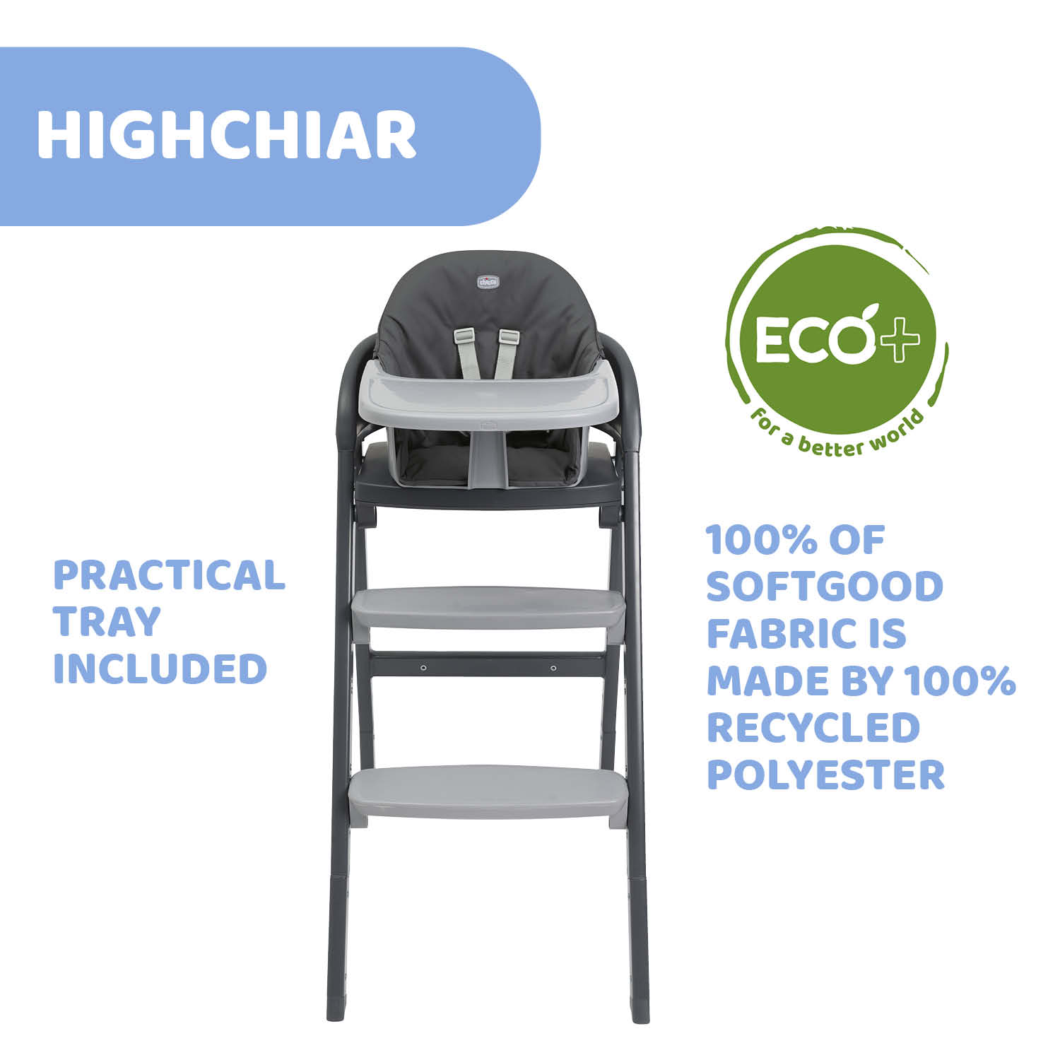 Chicco - Crescendo Up Evolutionary Chair 6m-110 kg - Etna Black ReLux