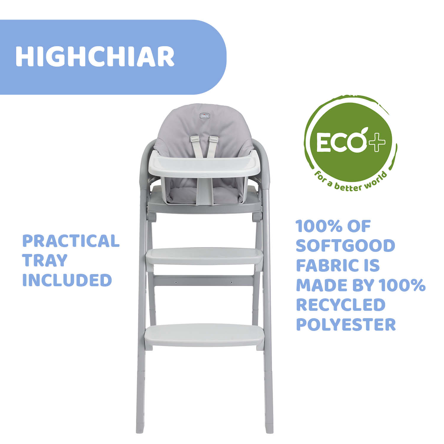 Chicco - Crescendo Up Evolutionary Chair 6m-110 kg - Turin Grey ReLux
