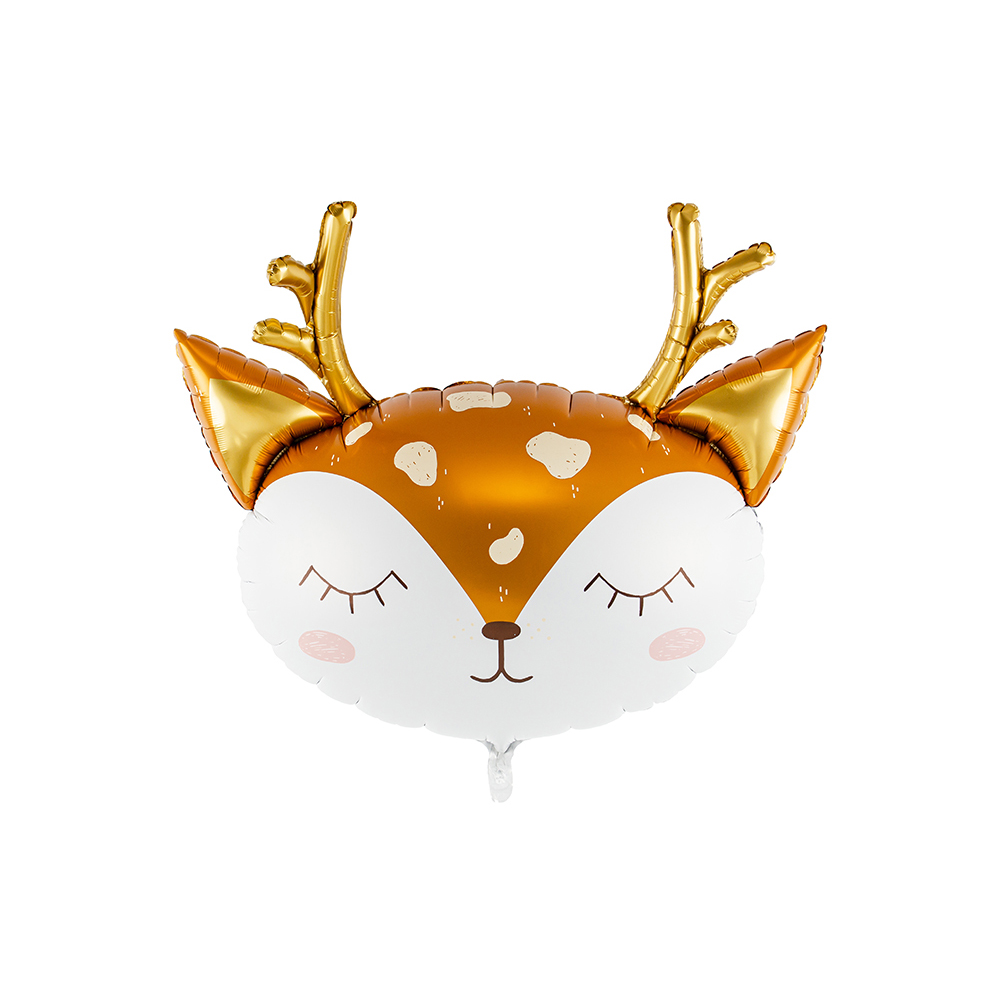 Party Deco - Foil Balloon Deer - 73x64cm - mix