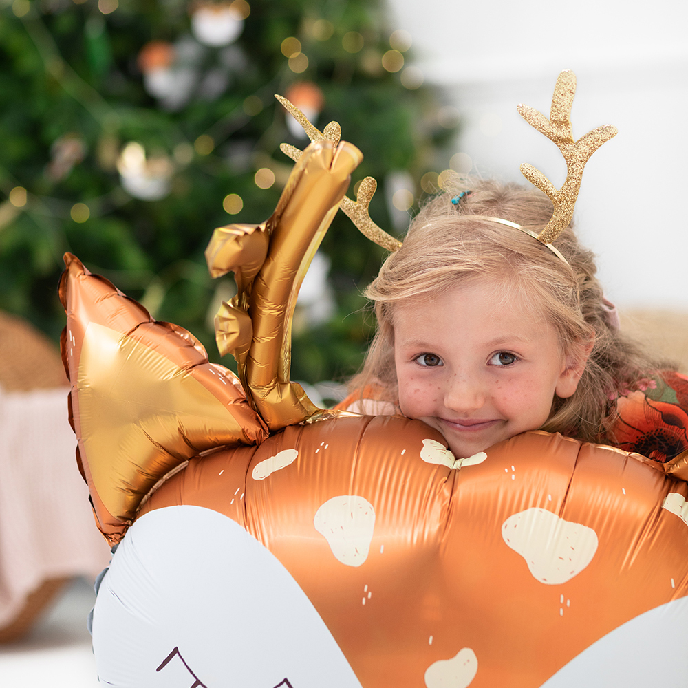 Party Deco - Foil Balloon Deer - 73x64cm - mix