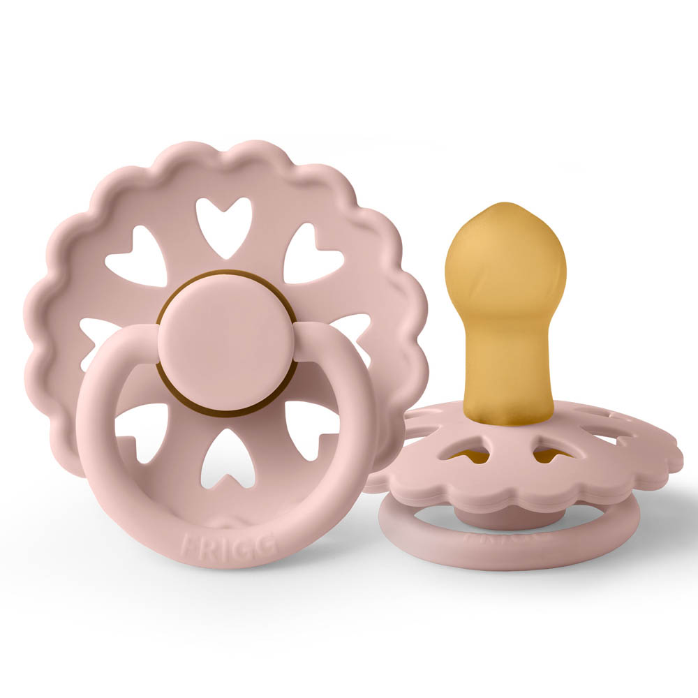 Frigg - Fairytale Latex Baby Pacifier 0-6M 1-Pack Blush - Size 1