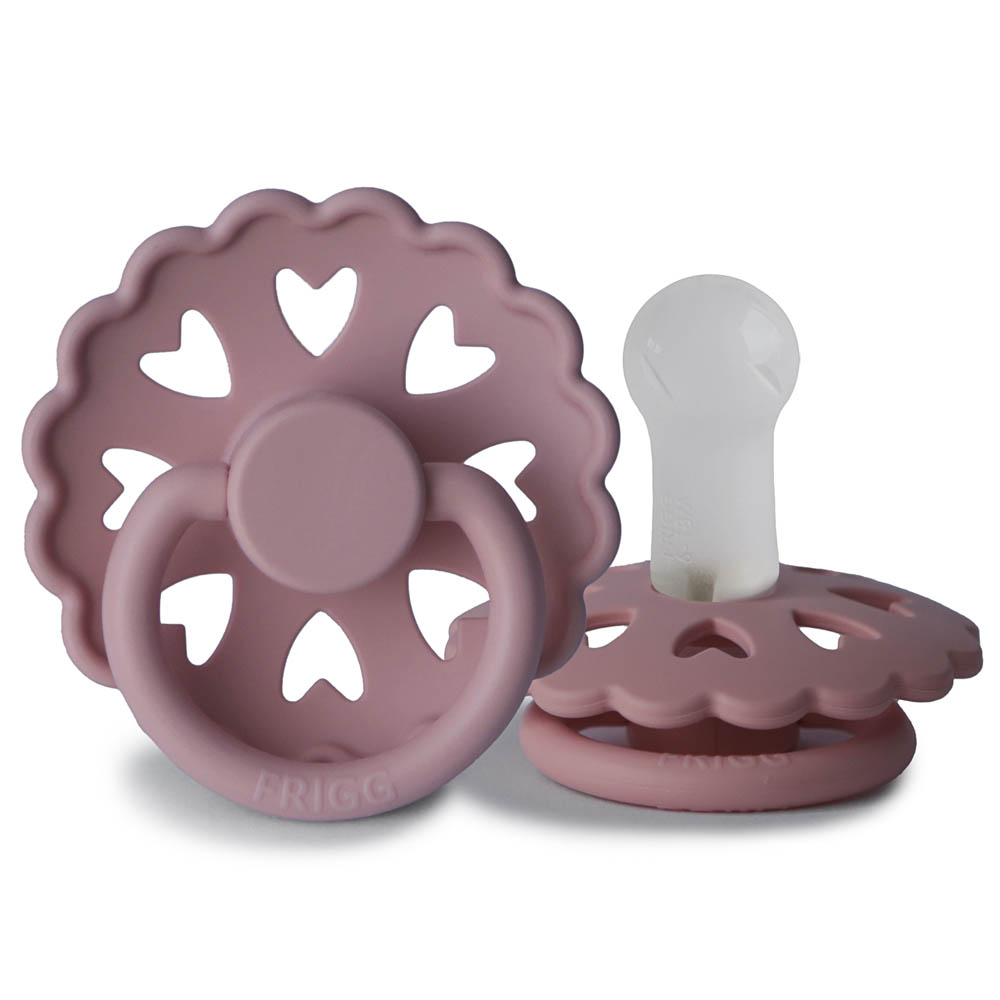 Frigg - Fairytale Silicone Baby Pacifier 6-18M 1-Pack Twilight Mauve - Size 2