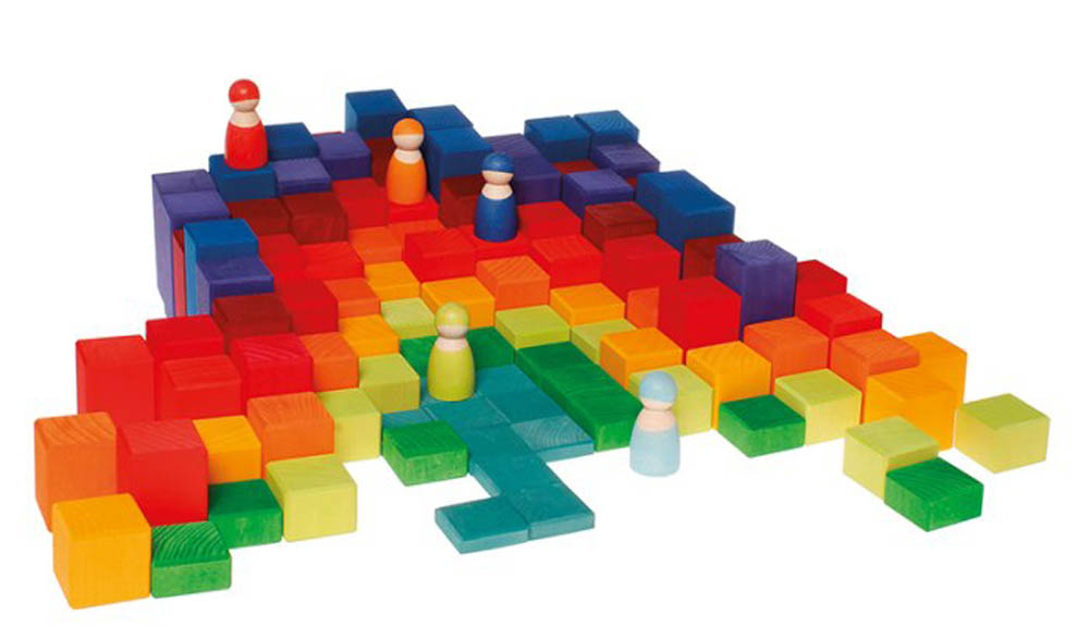 Grimm's - Large Stepped Counting Blocks