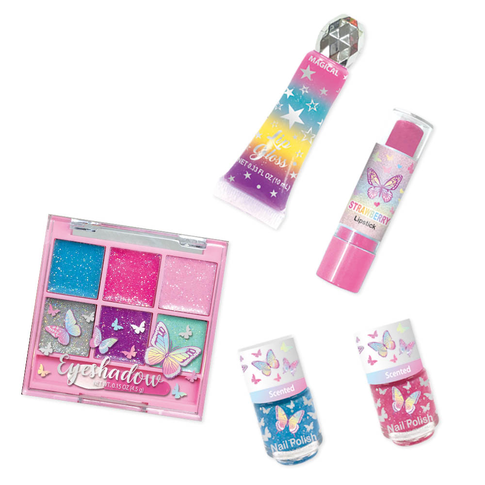 Hot Focus - Glitter Cosmetic Set Butterfly