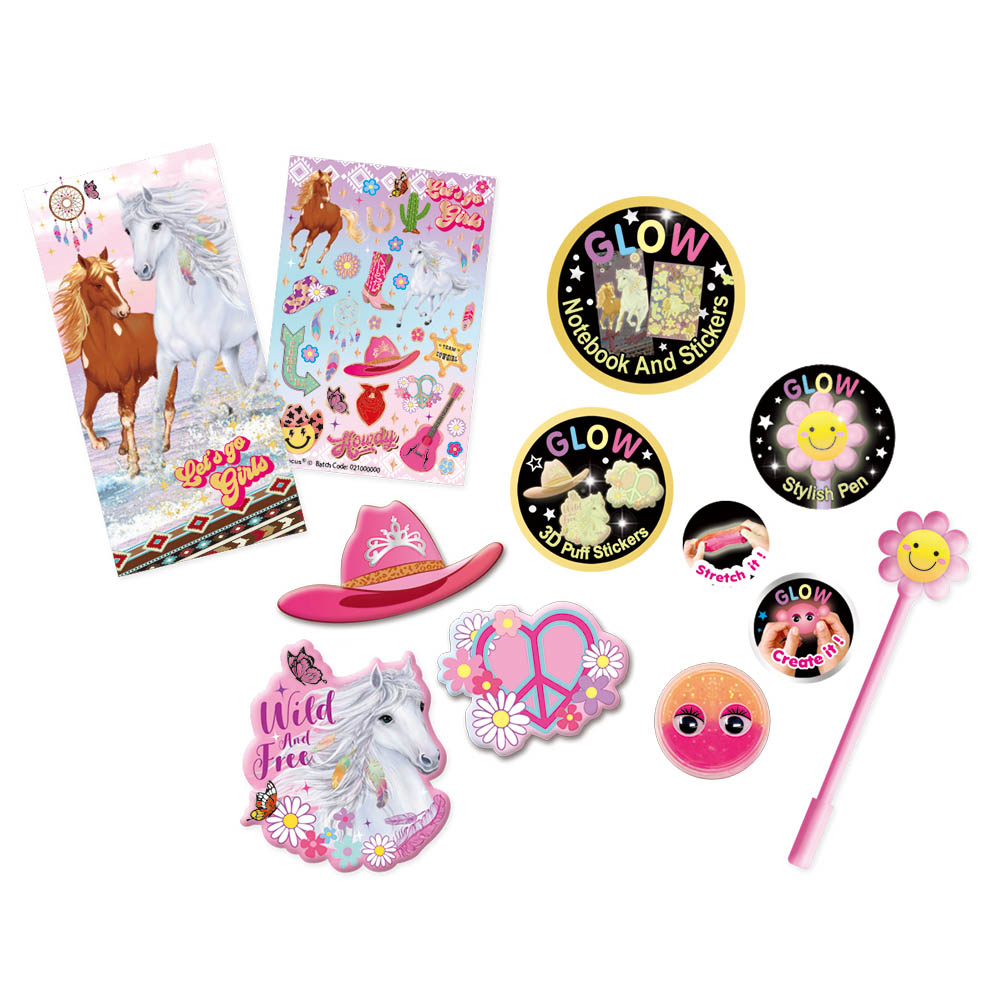 Hot Focus - Glow In The Dark Slime Art Set