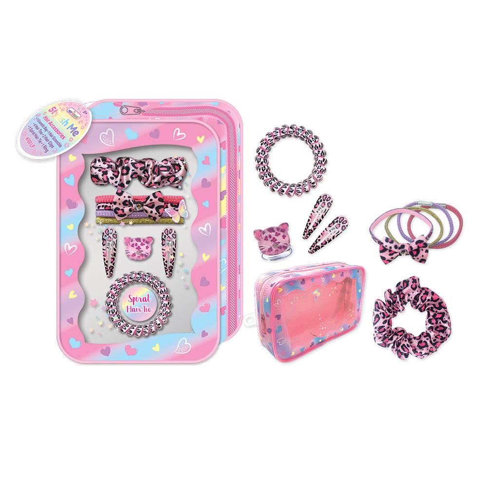 Hot Focus - Leopard Stylish Me Hair Accessories Set
