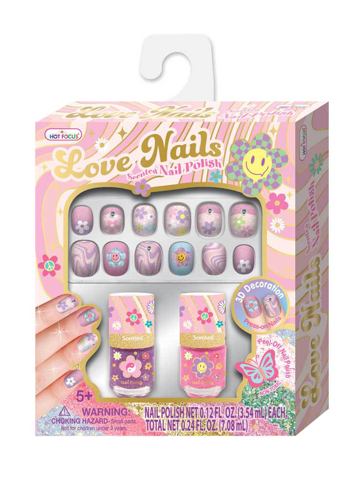 Hot Focus - Love Nails And Scented Nail Polish Set