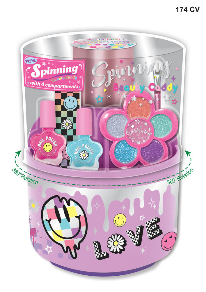 Hot Focus - Spinning Beauty Caddy Rainbow