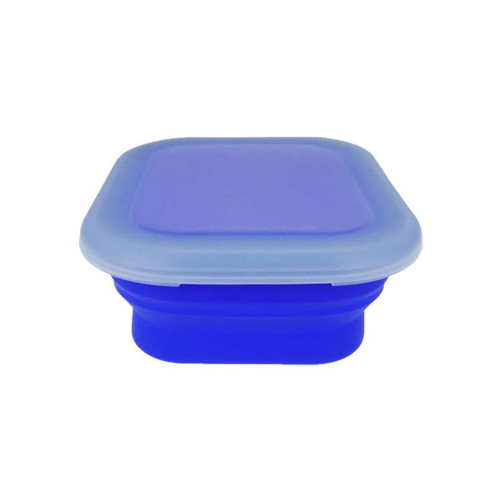 LexNgo - Silicone Collapsible Flexi Box - Medium - Blue