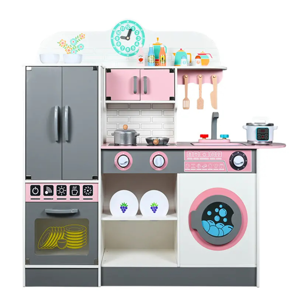 Little Angel - Kids Kitchen Wooden Playing Toy Set