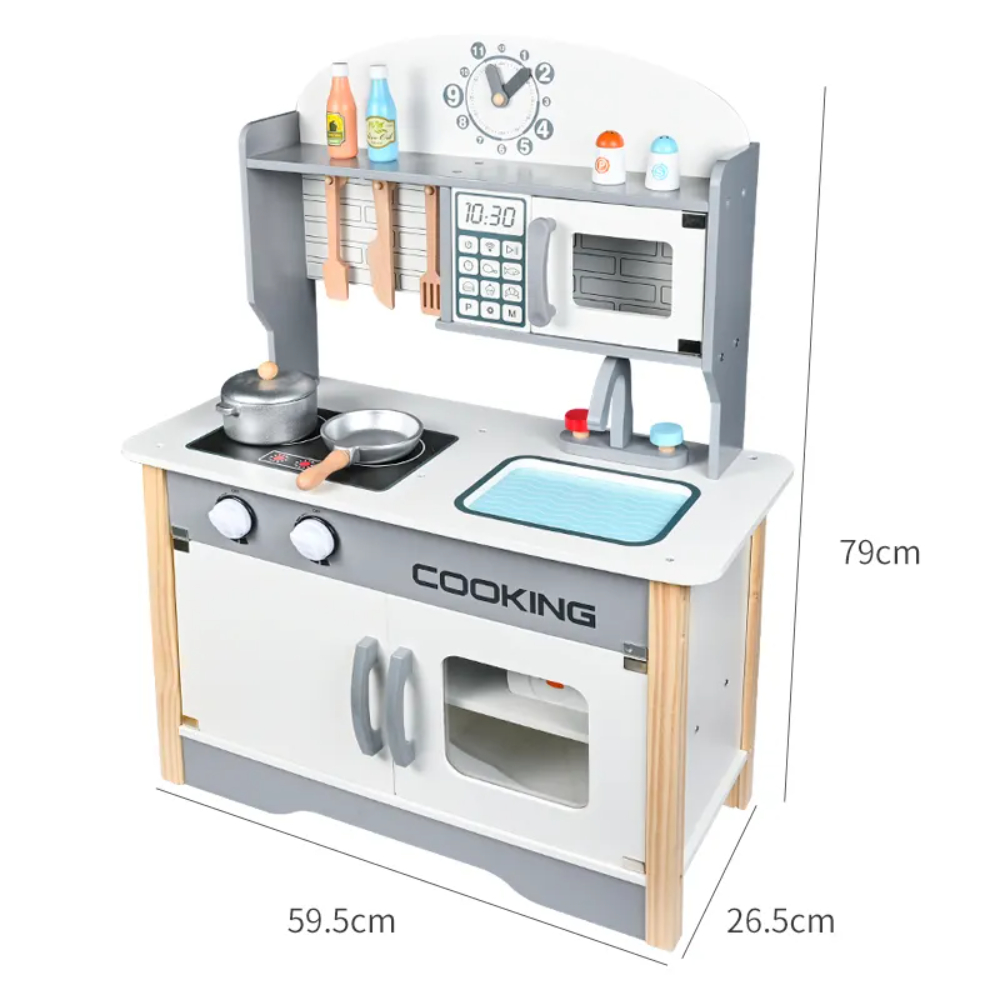 Little Angel - Wooden Kids Cooking Toy Play Set