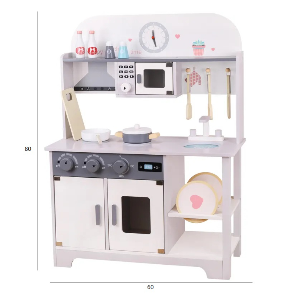 Little Angel - Wooden Kids Kitchen Play Toy Set