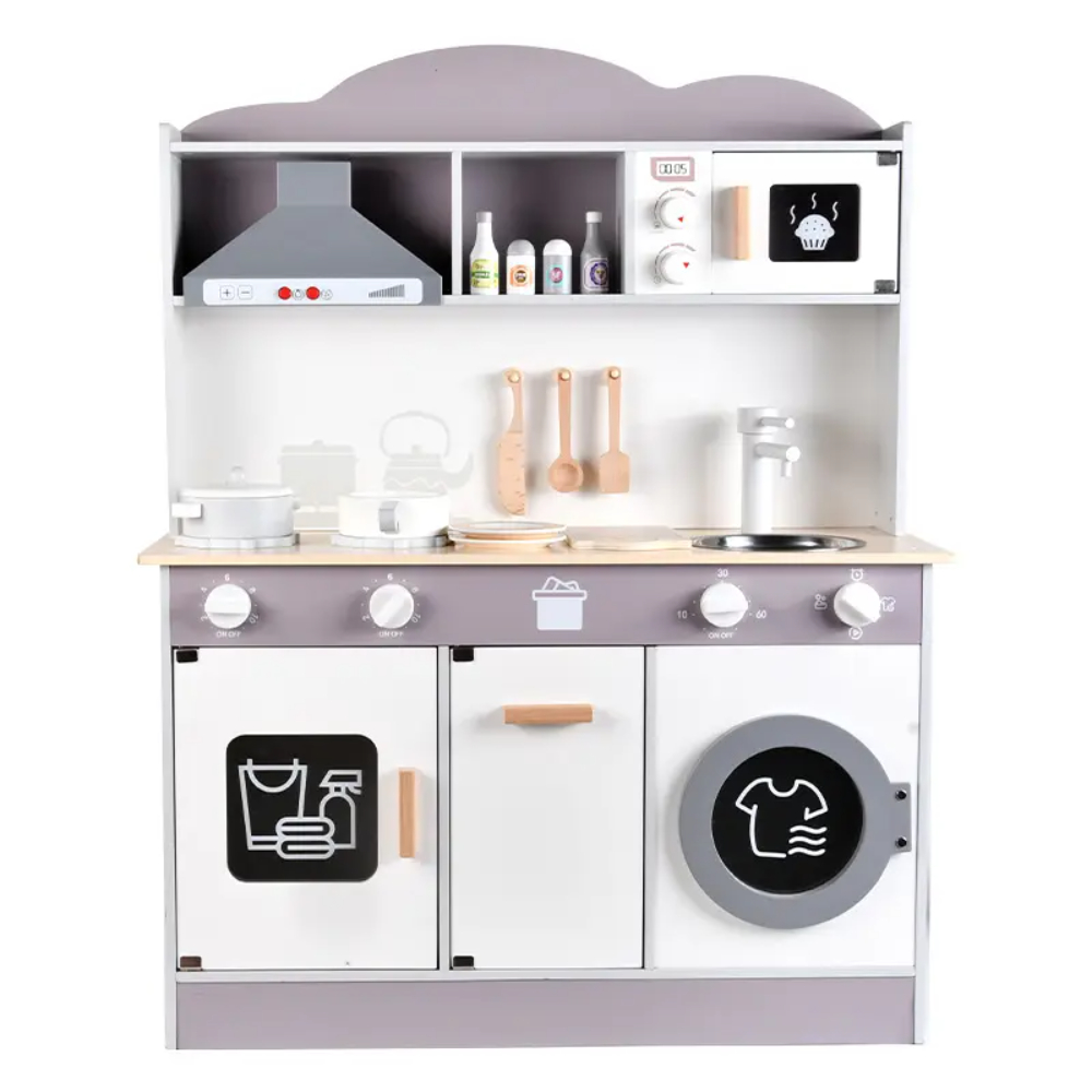 Little Angel - Wooden Kids Kitchen Toy Playing Set