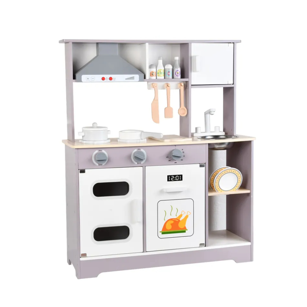 Kids wooden shop kitchen aldi