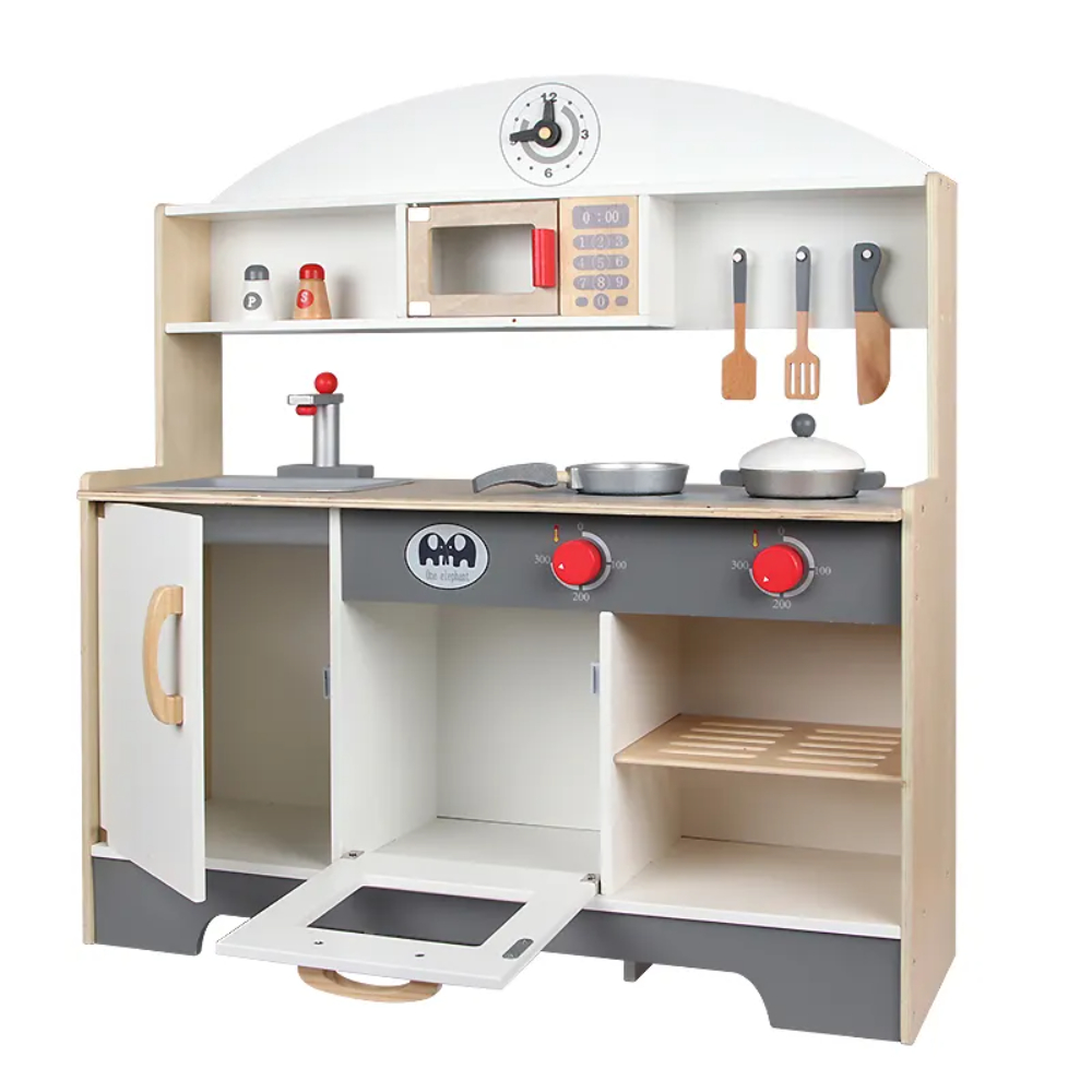 Little Angel - Wooden Kitchen Kids Playing Toy Set