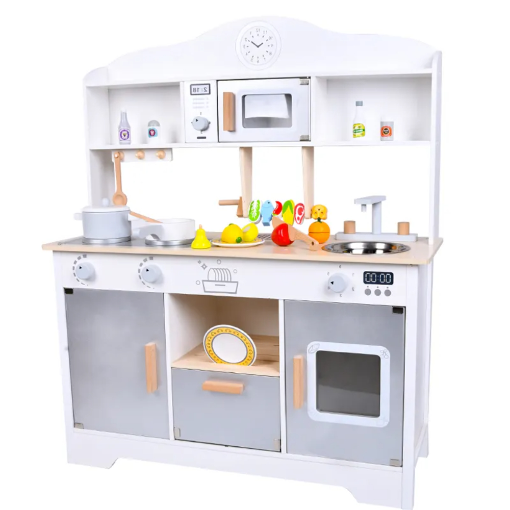 Little Angel - Wooden Kitchen Kids Toy Play Set
