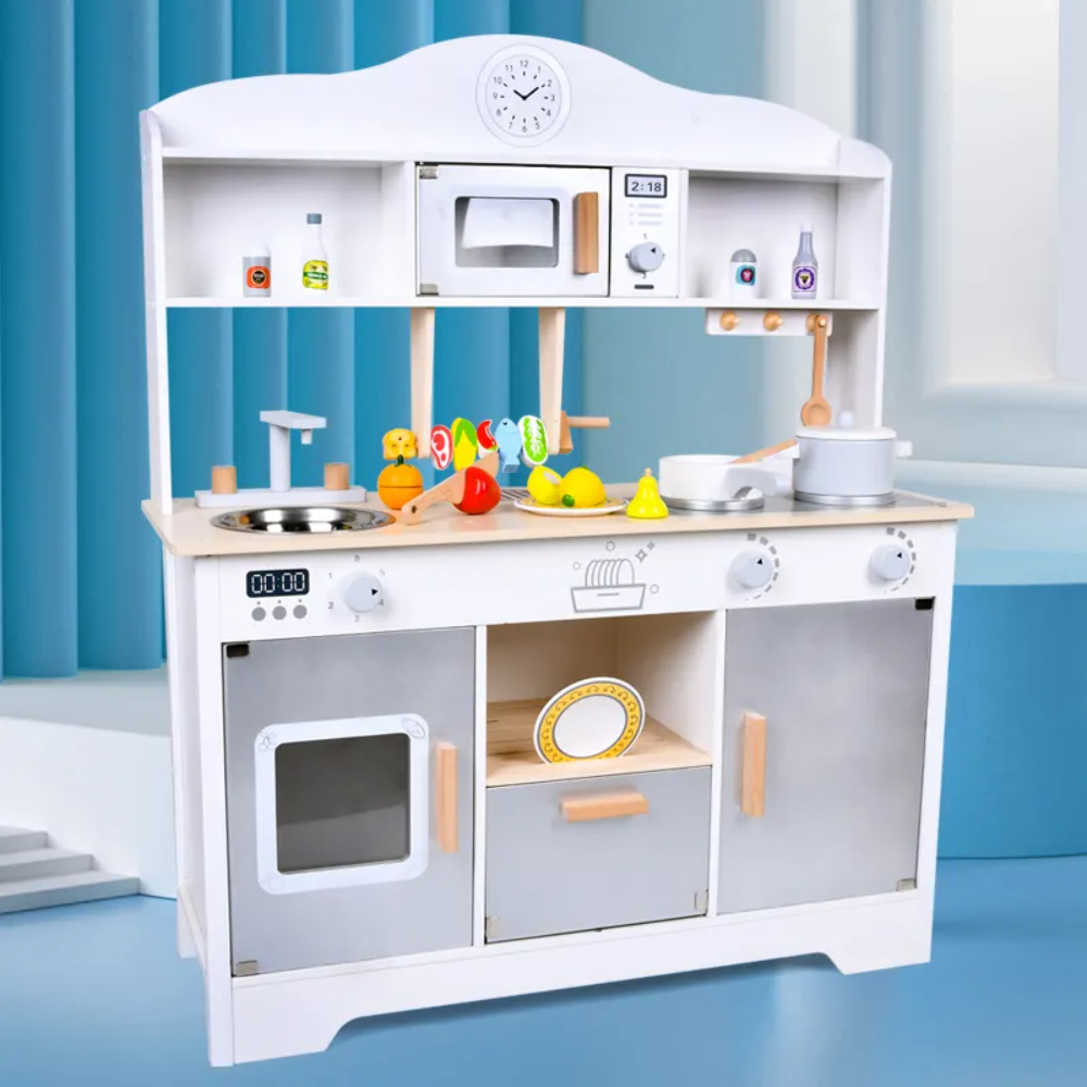 Little Angel - Wooden Kitchen Kids Toy Play Set