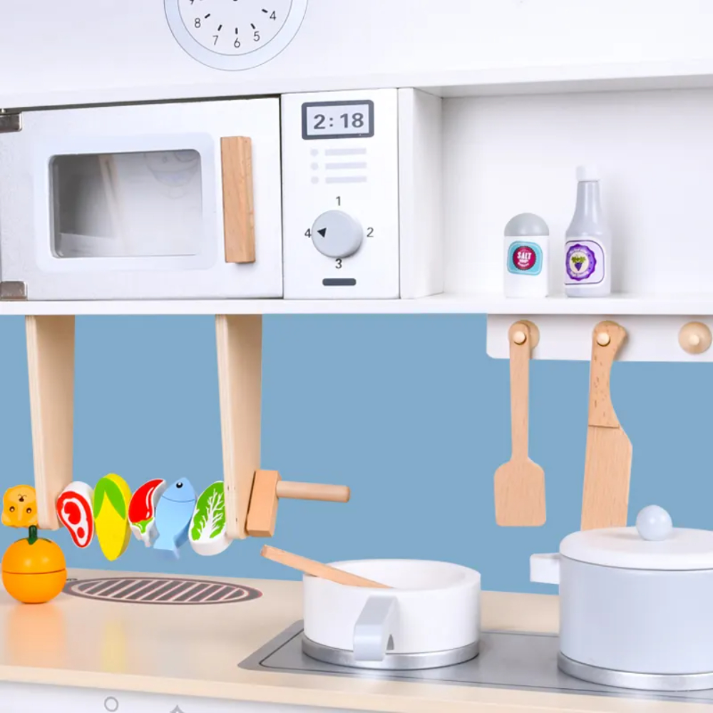 Little Angel - Wooden Kitchen Kids Toy Play Set